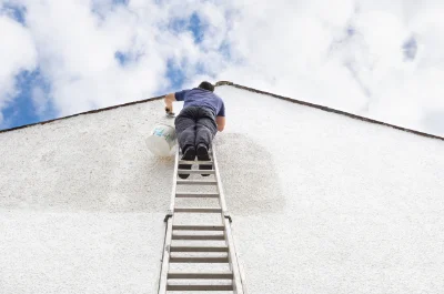 Peinture extérieure à Grandrû — façades et ravalement